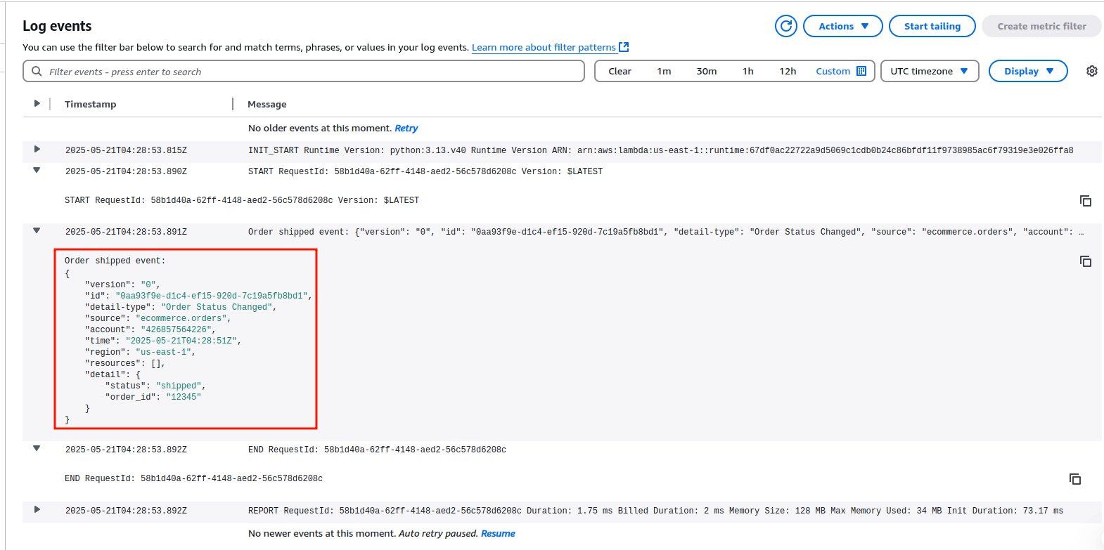 Send events to event bridge